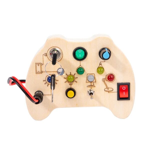 Wholesale High Quality Wooden Light Circuit Busy Board for Kids' Education