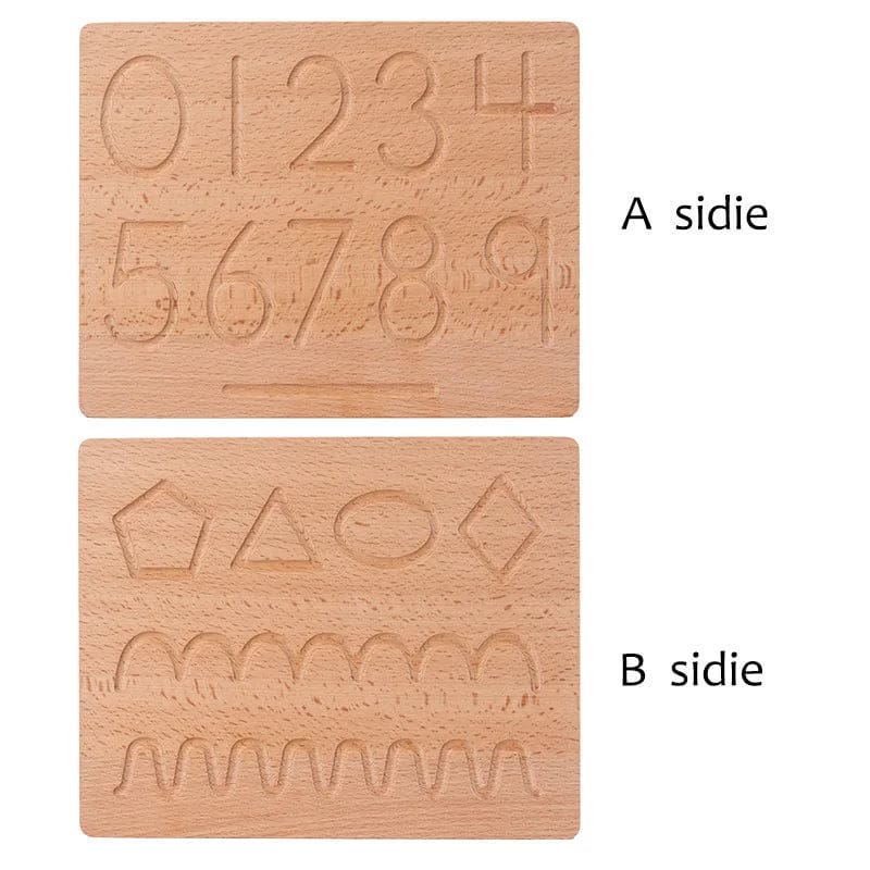 Wholesale Wooden Tracing Board Montessori Educational Toy for Kids Double-Sided Writing Board for Letters Numbers Dropshipping - Image 5