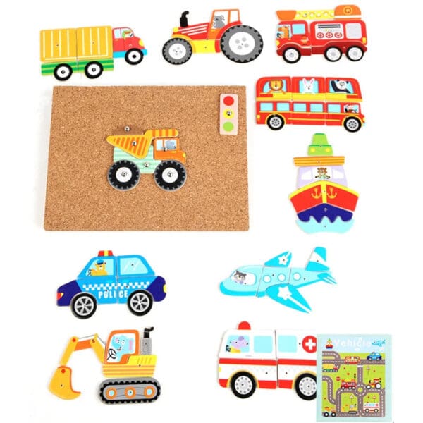Wholesale Wooden Nail Toys Educational Toy for Kids Creative Jigsaw Puzzle Board for Pattern Recognition Dropshipping