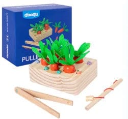 Wholesale Wooden Fishing Carrot Harvest Toy Educational Early Learning Toy for Kids Fine Motor Skills Development Dropshipping - Image 6