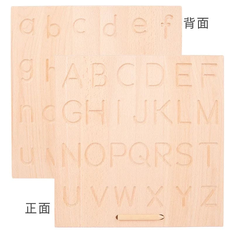 Wholesale Wooden Tracing Board Montessori Educational Toy for Kids Double-Sided Writing Board for Letters Numbers Dropshipping - Image 8