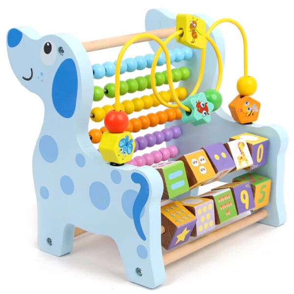 Wholesale Wooden Bead Maze Counting Rack Educational Toy for Kids 1-4 Years Old Learning Tool Dropshipping