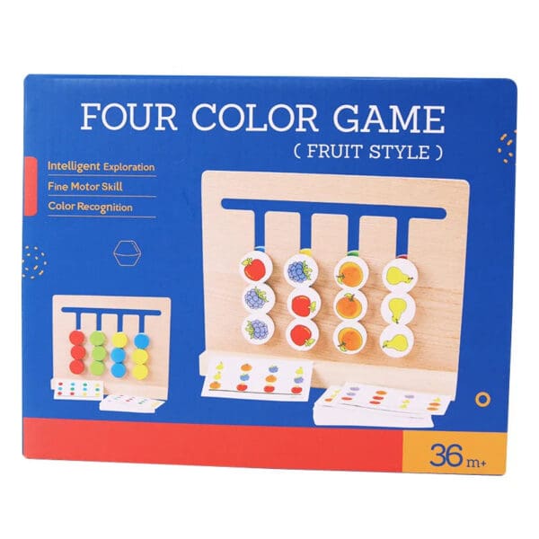 Wholesale Wooden Puzzle Slide Game Montessori Educational Toy for Kids Color and Shape Matching Logic Training Dropshipping