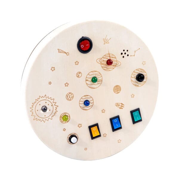 Wholesale High Quality Wooden Light Circuit Busy Board for Kids' Education