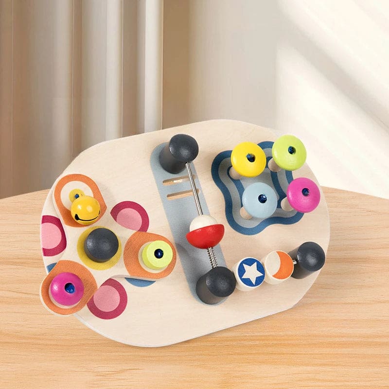 Wholesale Wooden Busy Board Multi-Functional Montessori Toy for Kids Educational Sensory Fine Motor Skills Training for Kids - Image 2