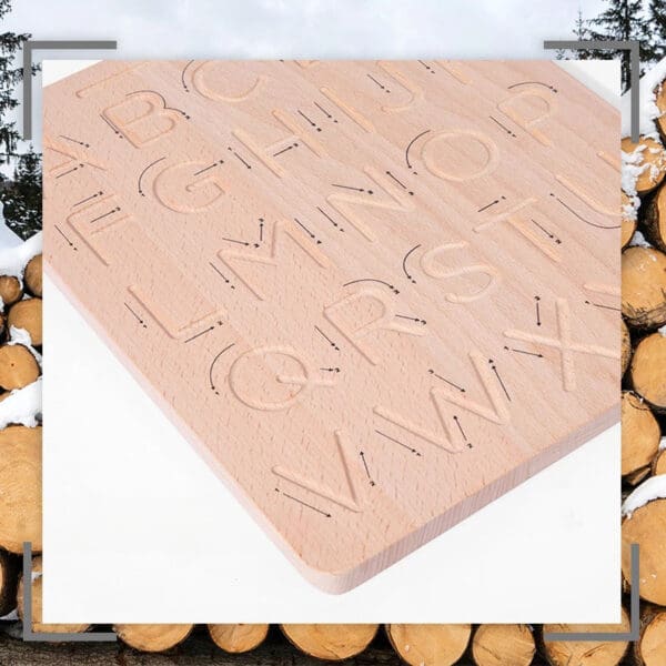 Wholesale Wooden Tracing Board Montessori Educational Handwriting Tracking Board for Kids Letters and Numbers Dropshipping