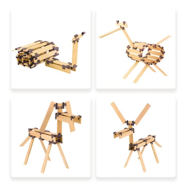 Wholesale Wooden Master Building Blocks Toy for Kids DIY Creative Construction Set, Innovative and Eco-Friendly