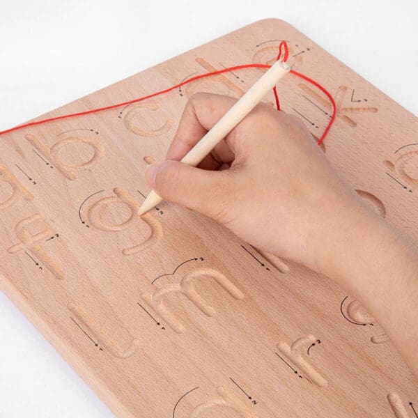 Wholesale Wooden Tracing Board Montessori Educational Handwriting Tracking Board for Kids Letters and Numbers Dropshipping