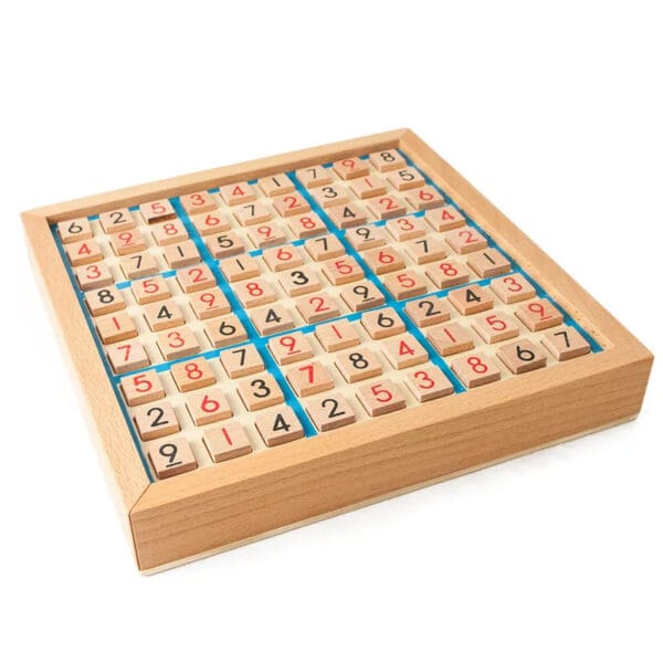 Wholesale Wooden Sudoku Board Game Educational Toy for Kids Logic Thinking and Problem-Solving Dropshipping