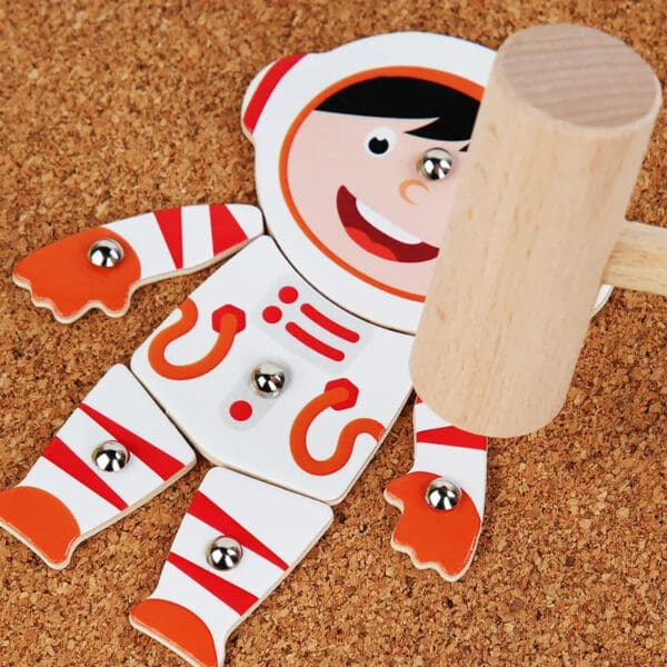 Wholesale Wooden Nail Toys Educational Toy for Kids Creative Jigsaw Puzzle Board for Pattern Recognition Dropshipping