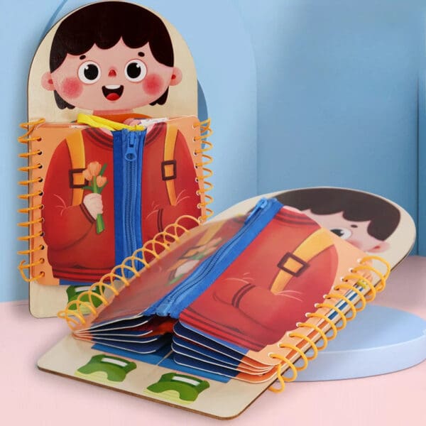 Wholesale Wooden Busy Board Multifunctional Educational Toy for Kids Fine Motor Skills Activity Board Dropshipping
